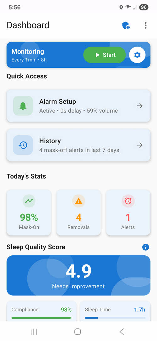 Dashboard Light Mode